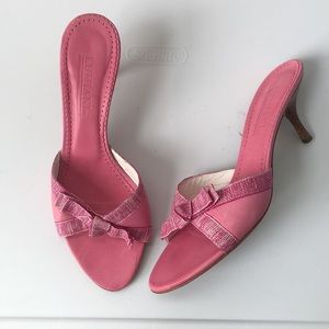 Pink heel shoes size 40 (us 9-9.5)